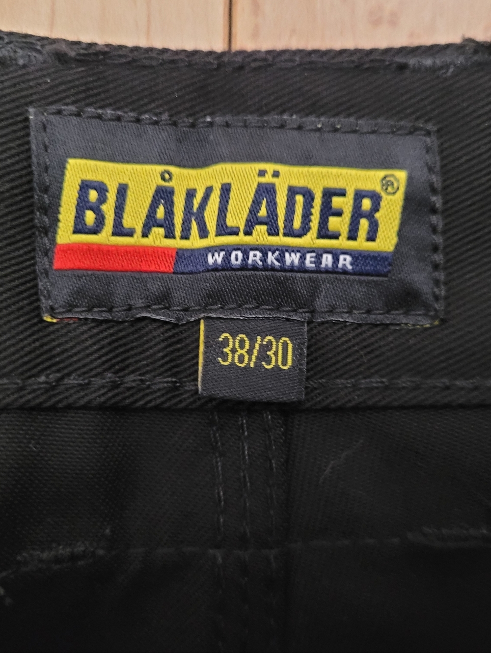 Blaklader men's size W38/L30 black cargo work pants - Picture 2 of 3